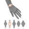 Anne Klein AK-5020RGRG rose gold oval (26mm x 32.5mm) นาฬิกาข้อมือผู้หญิง