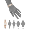 Anne Klein AK-5114SVRG rose gold rectangle (20mm x 30mm) นาฬิกาข้อมือผู้หญิง
