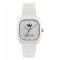 ADIDAS AOSY24030 Unisex Retro Wave One Quartz Watch White 37mm.