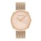 Calvin Klein SCULPT CK25200247 นาฬิกาข้อมือผู้หญิง สายสแตนเลส สีโรสโกลด์ หน้าปัด 37 มม.