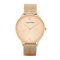 Calvin Klein Timeless CK25200268 นาฬิกาข้อมือผู้หญิง สายสแตนเลส สีโรสโกลด์ หน้าปัด 38 มม.