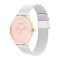 Calvin Klein Dress Women Pink 25200374  Chronograph Mesh Watch 38 mm.