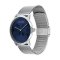 Calvin Klein 25300010 Quartz Unisex Analog Blue Mesh Watch 40 mm.