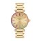COACH CO14504271Multi-Colored Rainbow Crystal Accent Gold-Tone IP Watch with Gold-Tone Dial