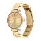 COACH CO14504271Multi-Colored Rainbow Crystal Accent Gold-Tone IP Watch with Gold-Tone Dial
