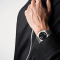 D1 Milano D1-UHBJ01 นาฬิกาข้อมือ  นาฬิกา MALE  39 mm D1 MILANO UHBJ01 GROOVY SILVER BLACK -ULTRA THIN