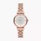 Emporio Armani Stainless Steel Analog White Dial Women Watch - AR11244, Gold Band