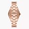 Emporio Armani Three-Hand Rose Gold-Tone Stainless Steel Watch AR11613