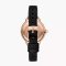 Emporio Armani Three-Hand Black Leather Watch AR11631