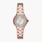 Emporio Armani Three-Hand Rose Gold-Tone Stainless Steel Watch AR11633