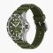 Emporio Armani World Explorer Three-Hand Date Green Silicone Watch AR11638