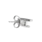 DIESEL JEWELRY DX1519040  JEWELRY BASE METAL WITH CZ ต่างหู