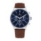Tommy Hilfiger TH1710585 Quartz Multifunction Blue Leather Strap for Men นาฬิกาข้อมือผู้ชาย สี Brown