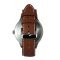 Timex TW00NTD57E Discoverer Brown Leather Analog Quartz Watch For Men 43mm.
