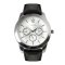 Timex TW00NTD68E Alexander Black Leather Analog Quartz Watch For Men 40mm.
