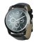 Timex TW00NTD69E Alexander Black Leather Analog Quartz Watch For Men 40mm.