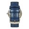 Timex TW00NTD70E Alexander Blue Leather Analog Quartz Watch For Men 40mm.