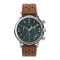 Timex TW2W10100 Marlin® Chronograph Tachymeter Leather Strap Watch 40mm