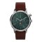 Timex TW2W51000 Marlin® Moon Phase Leather Strap Watch 40mm