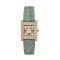 Emporio Armani AR11661 SP25 GENNI WOMEN 20 MM นาฬิกาข้อมือ นาฬิกาผู้หญิง Two-Hand Green Leather Watch