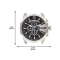 Diesel DZ4290  Mega Chief Chronograph Brown Leather Strap Grey Dial  MEN 51MM  นาฬิกาข้อมือ นาฬิกา ผู้ชาย