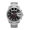 Diesel DZ4308 Mega Chief Chronograph Black Dial Silver Steel Strap  MEN 51MM  นาฬิกาข้อมือ นาฬิกา ผู้ชาย