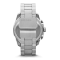 Diesel DZ4308 Mega Chief Chronograph Black Dial Silver Steel Strap  MEN 51MM  นาฬิกาข้อมือ นาฬิกา ผู้ชาย