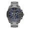 Diesel DZ4329 Diesel Mega Chief Chronograph Blue Dial Black Steel Strap  MEN 51MM  นาฬิกาข้อมือ นาฬิกา ผู้ชาย