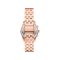 Michael Kors MK7531 Mini Ritz Chronograph Rose Gold Dial Rose Gold-Tone Stainless Steel Strap Ladies Watch 35 MM นาฬิกาข้อมือ  นาฬิกาผู้หญิง