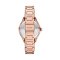 Fossil นาฬิกา Gilmore Three-Hand Date Rose Gold-Tone Stainless Steel Watch ES5394 นาฬิกาข้อมือผู้หญิง