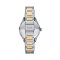 Fossil นาฬิกา Gilmore Three-Hand Date Two-Tone  Stainless Steel Watch ES5396 นาฬิกาข้อมือผู้หญิง