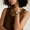 Fossil นาฬิกา Gilmore Three-Hand Date Medium Brown Leather Watch ES5397 นาฬิกาข้อมือผู้หญิง