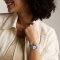 Fossil  Harlow Three-Hand Light Blue Leather Watch ES5405  นาฬิกาข้อมือผู้หญิง