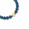 Fossil Men  Superman x Fossil Navy Blue Stainless Steel Beaded Bracelet - JFC04891998 กำไลข้อมือ