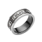DIESEL JEWELRY RING DX110806010 RG SHLD DSL BAND GUNMETAL แหวน ไซส์ 10