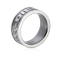 DIESEL JEWELRY RING DX110806011.5 RG SHLD DSL BAND GUNMETAL แหวน ไซส์ 11.5