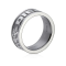 DIESEL JEWELRY RING DX110806011.5 RG SHLD DSL BAND GUNMETAL แหวน ไซส์ 11.5