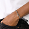 DIESEL JEWELRY BRACELET DX1551040 BROVLDSILSLVSS SILVER สร้อยข้อมือ