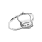 DIESEL JEWELRY DX16190407 Diesel Oval D Logo (Ring size  07) แหวน