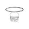DIESEL JEWELRY DX16190407 Diesel Oval D Logo (Ring size  07) แหวน