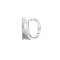 DIESEL JEWELRY EARRINGS DX1637040 ERDSILSLVSS SILVER (Unisex) ต่างหู (1 ข้าง)