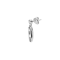 DIESEL JEWELRY DX1655040 Stainless steel drop earring Color: Silver ต่างหู