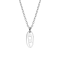 DIESEL JEWELRY DX1661040 Stainless steel pendant necklace  Color: Silver สร้อยคอ
