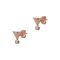 Emporio Armani Rose Gold-Tone Sterling Silver Stud Earrings