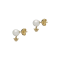 Emporio Armani White Pearl Stud Earrings