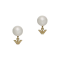 Emporio Armani White Pearl Stud Earrings