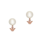 Emporio Armani White Pearl Stud Earrings EG3584221