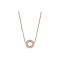 Emporio Armani Rose Gold-Tone Sterling Silver Pendant Necklace EG3588221