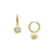 Fossil  Bright Baubles Gold-Tone Brass Hoop Earrings JA7254710