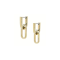 Fossil Heritage D-Link Gold-Tone Stainless Steel Drop Earrings  JF04780710